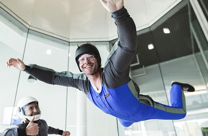 Skydiving in Wien.