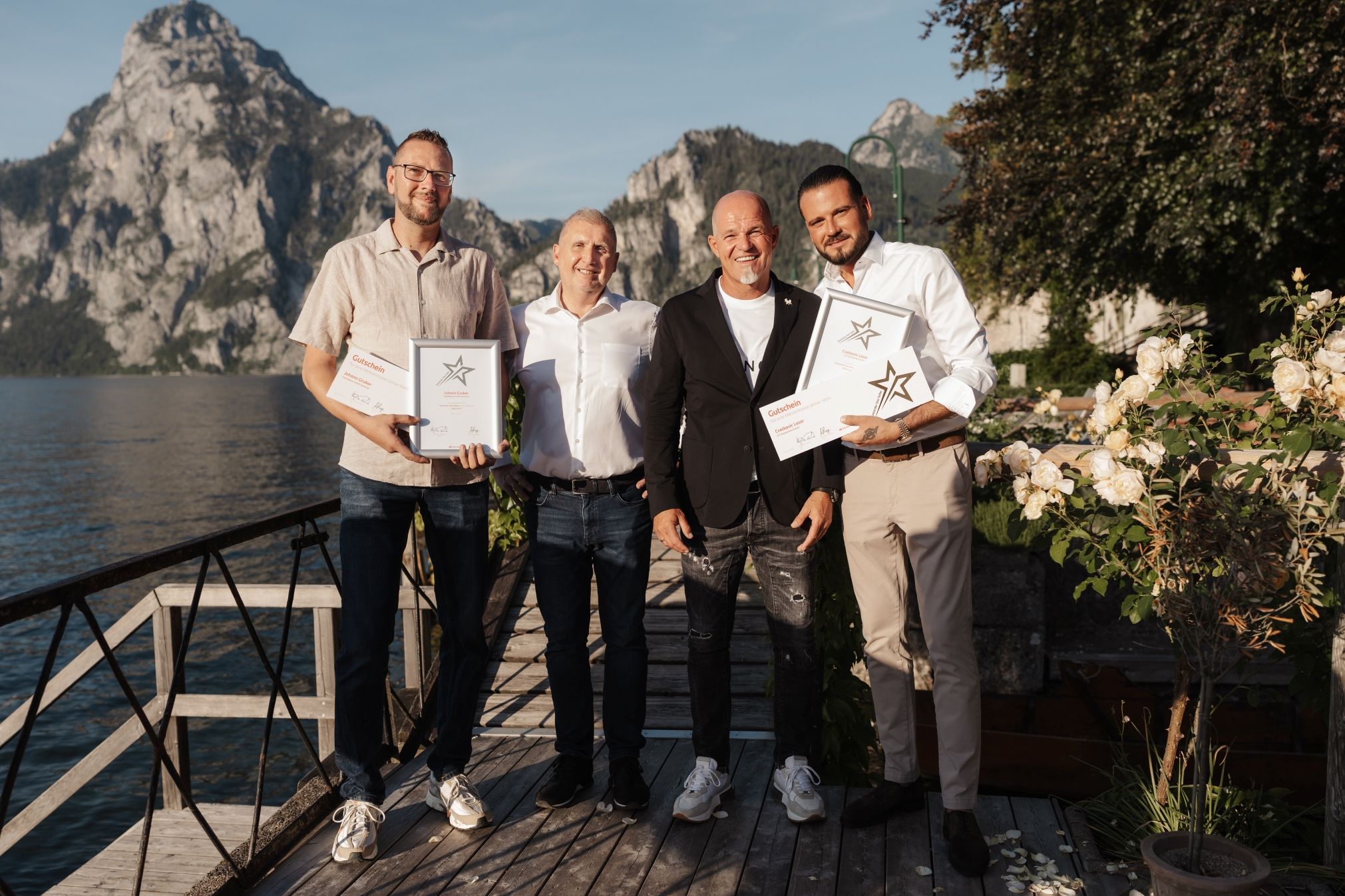 Die Gewinner des Star Seller Awards 2026 mit CCO Michael Schwaiger.